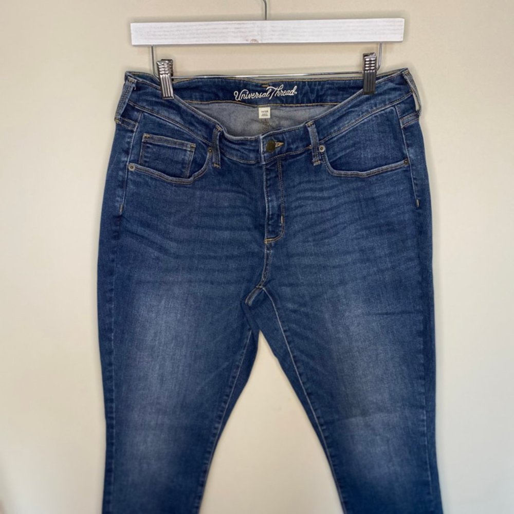 Women's Mid-Rise Curvy Skinny Jeans 14